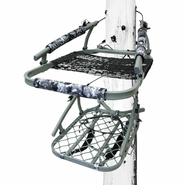 Hawk ultra-lite climber tree stand grey camo