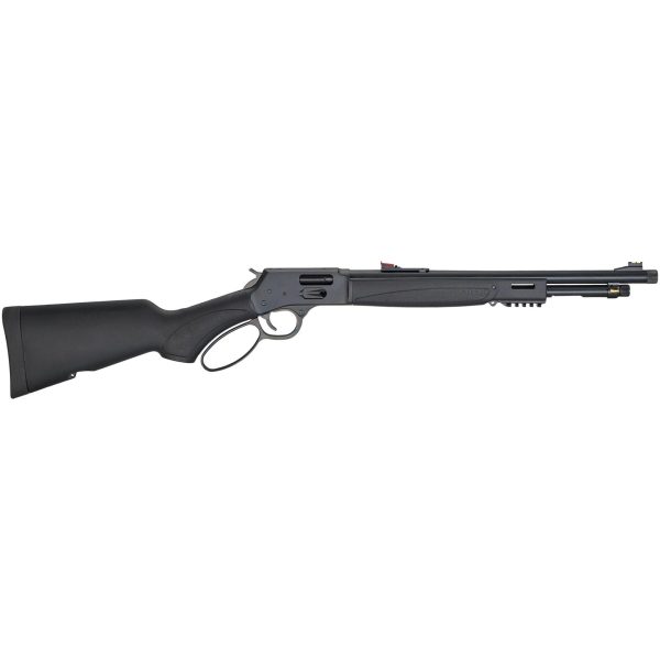 Henry big boy steel x model rifle. 44 mag/. 44 spl 7rd capacity 17. 4" threaded barrel synthetic stock fiber sights