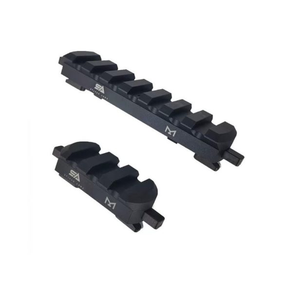 Sylvan arms 2 piece qd rail combo black