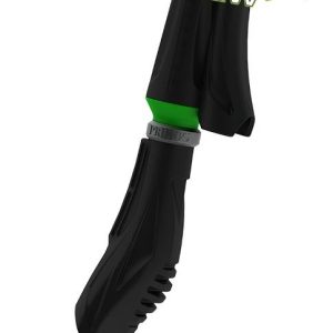 A black and green multi-tool knife with a curved handle, labeled "NEW" at the top.