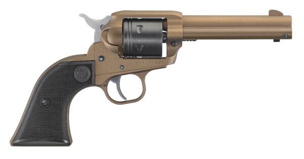 Ruger wrangler 22lr brnz/sy 4. 6" 6sh