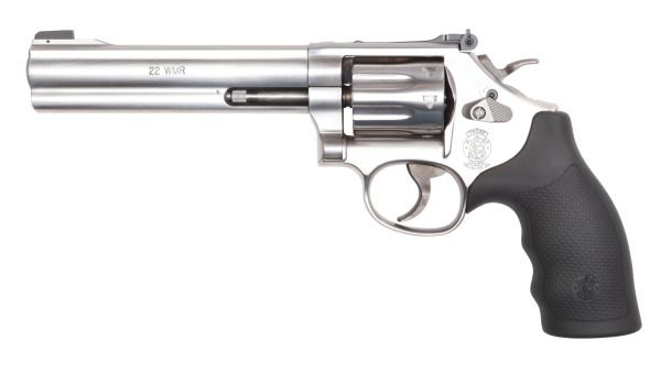 Smith and wesson 648 22mag 6" ss/syn 8rd as