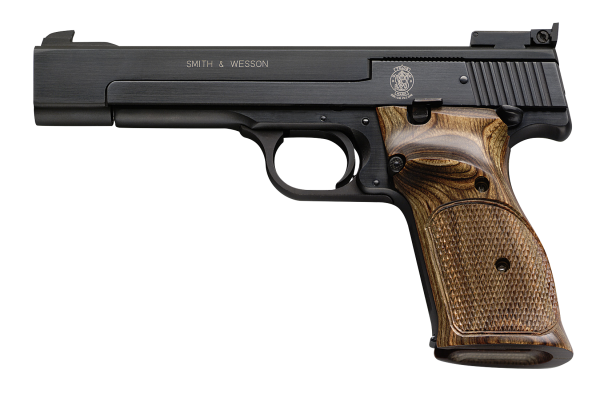 Smith and wesson 41 22lr 10+1 blue/wood 5. 5" as