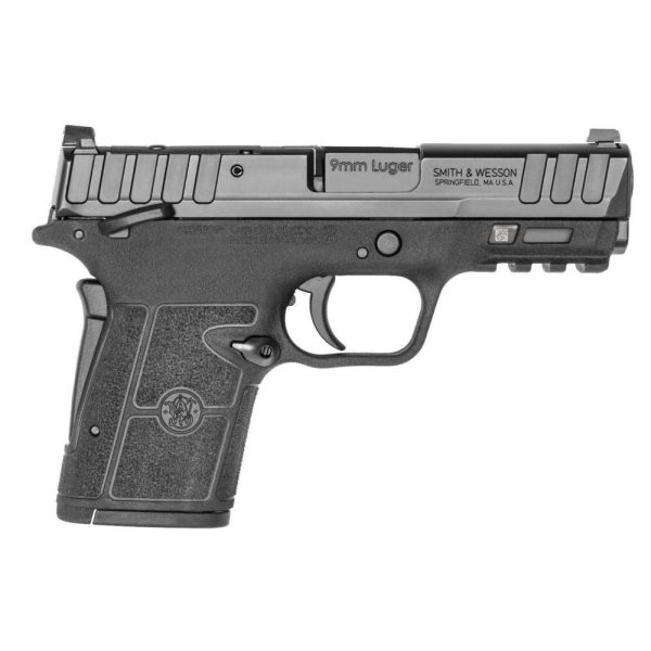 Smith & wesson equalizer handgun 9mm luger 10rd magazines (2) 3. 675" barrel black optic ready thumb safety