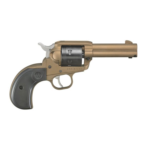 Ruger wrangler birdshead handgun. 22lr 6rd capacity 3. 75"  barrel aluminum alloy frame brunt bronze cerakote finish