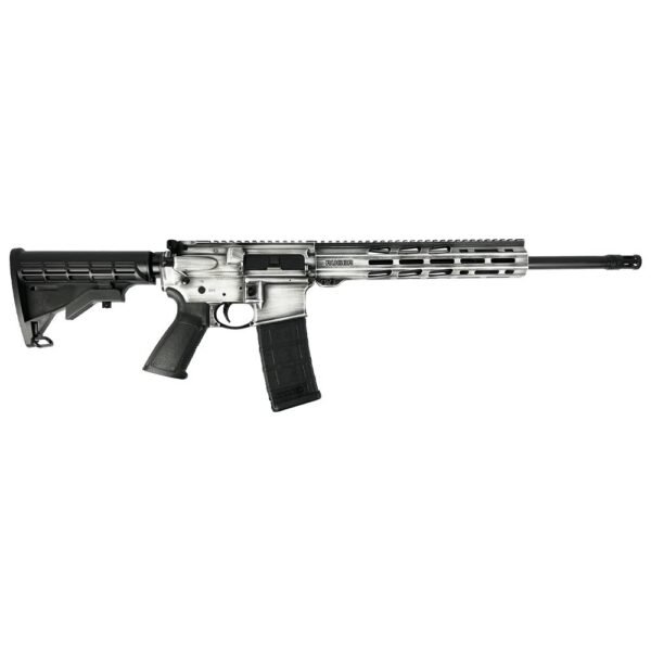 Ruger ar-556 custom "white destressed" rifle 5. 56mm 30rd magazine 16. 10? Barrel