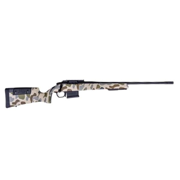 Weatherby model 307 hush rifle 308 win 5rd magazine(1) 22'' threaded barrel camo synthetic stock