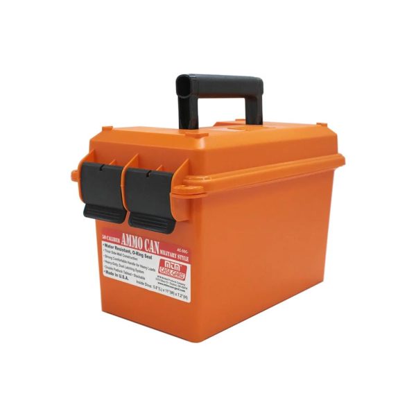 Mtm ammo can. 50 cal orange
