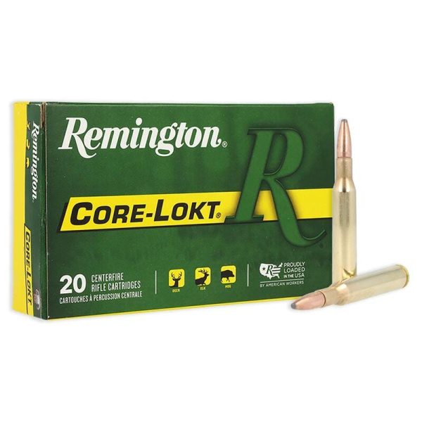 Remington rifle ammunition. 270 win 100 gr psp 3320 fps 20/ct