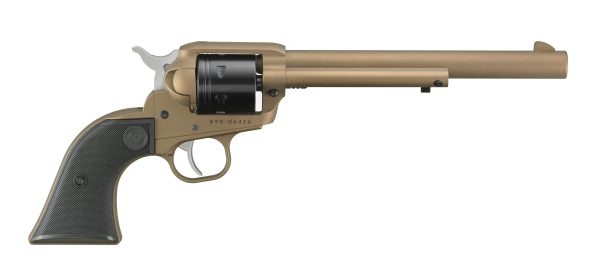Ruger wrangler 22lr brnz/sy 7. 5" 6sh