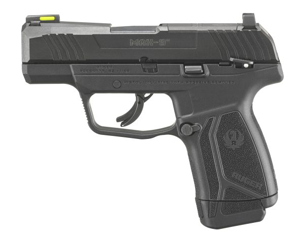 Ruger max-9 9mm blk/blk 12+1 as sfty