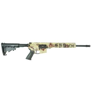 Ruger chocolate chip camo ar-556 5. 56mm nato 30rd magazine 16. 10? Barrel