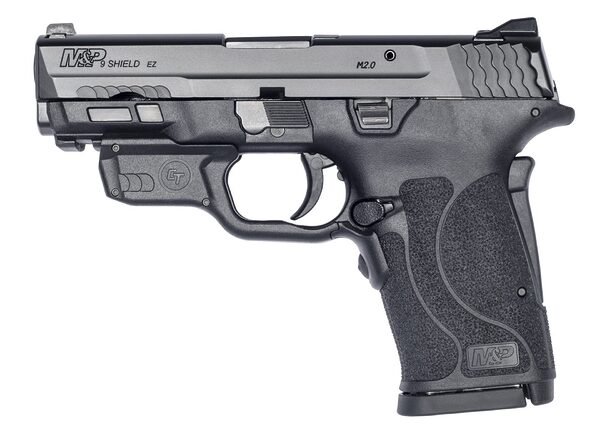 Smith and wesson m&p9 m2. 0 shield ez 9mm laser