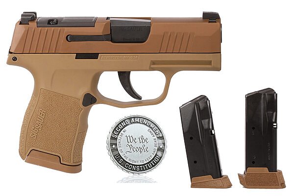 Sig sauer p365 9mm 10+1 coyote 2a or