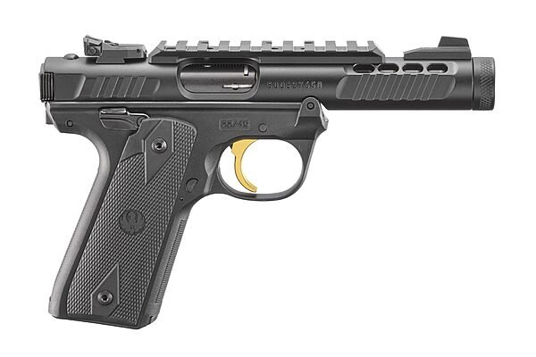 Ruger mkiv 22/45 lt 22lr blk gld tb