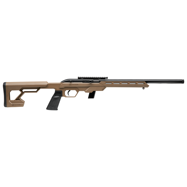 Savage arms 64 precision rifle 22lr 20rd magazine 16. 5" threaded barrel fde with picatinny rail