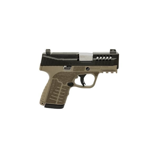 Savage stance xr mc9 handgun 9mm luger 10(1)&13(1)rd magazines 3. 2" barrel fde night sights no safety