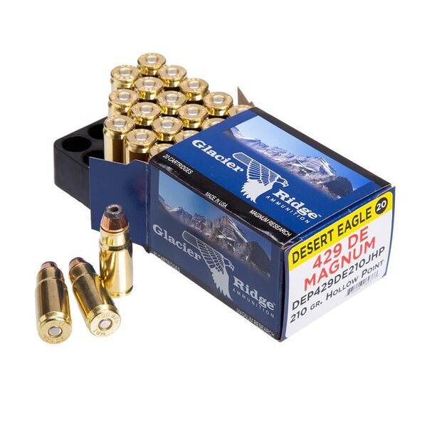 Magnum research desert eagle ammunition. 429 de 210 gr jhp 20/ct