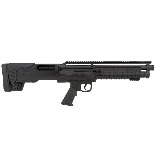 Escort bulltac auto shotgun 20ga 3" chamber 5rd magazine 18'' barrel full length pic rail & pop up sights black