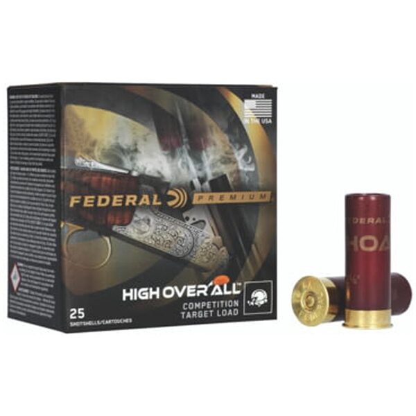 Federal game-shok hi-brass lead ss 20ga 3" 3dr 1 1/4oz 6 ammo 25rd