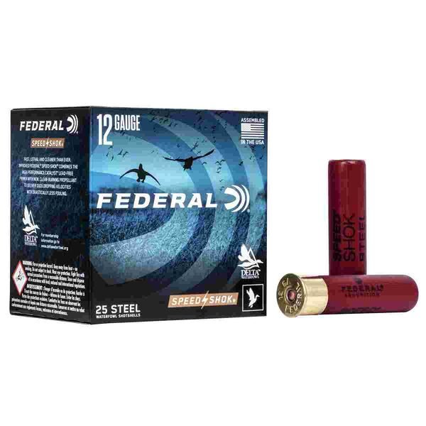 Federal speed-shok waterfowl steel - 12ga 3-1/2" 1-3/8oz #2-shot 25/box