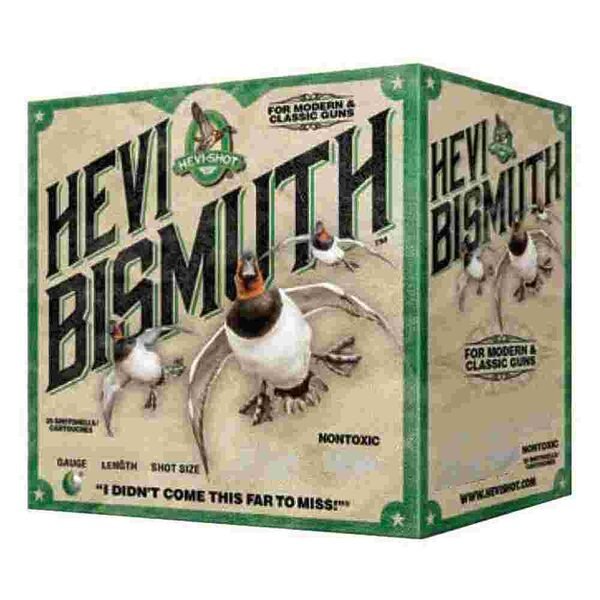 Hevi-shot hevi bismuth 16 ga 2. 75 in 6 shot 1 1/8oz- 25/box