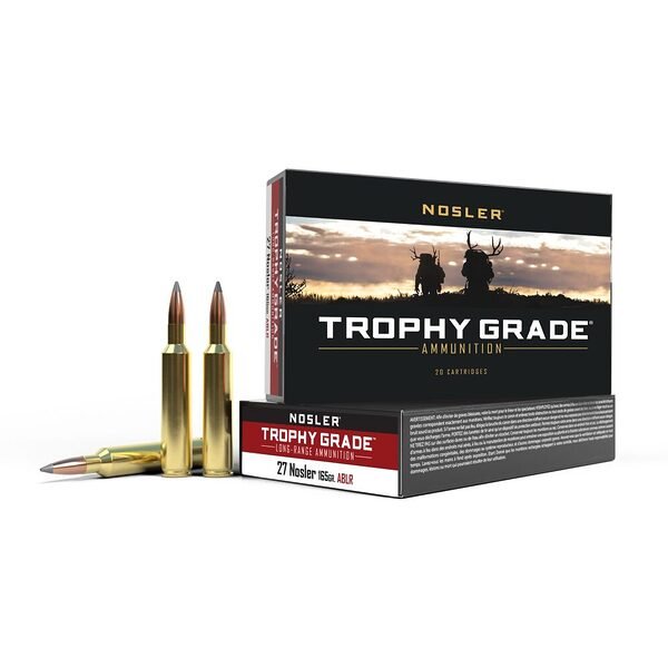 27 nosler 165gr ablr (20 ct. ) ammunition