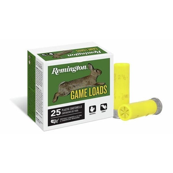 Remington lead game load 20 ga 2 3/4" 2 1/2 dr 7/8 oz #6 1225 fps - 25/ct