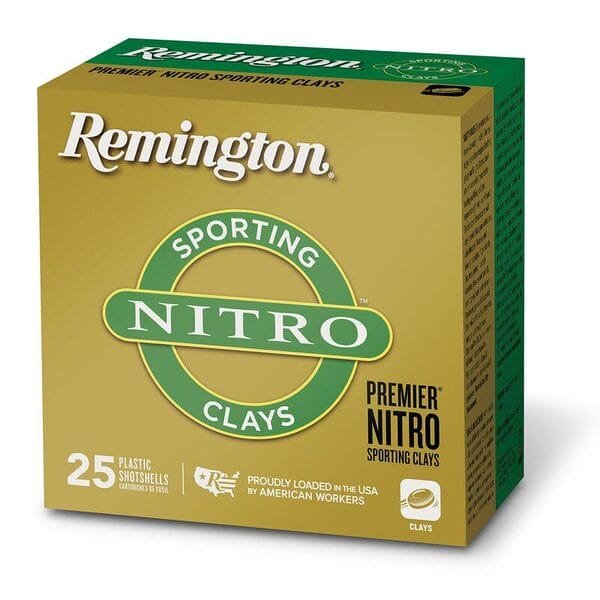 Remington premier nitro sporting clays shotshells 20ga 2-3/4 in 7/8oz #7. 5 1300 fps 25/ct