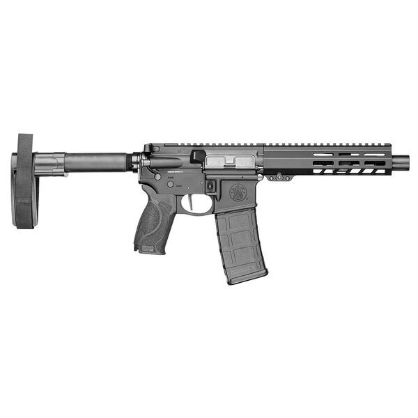 S&w m&p 15 pistol w/arm brace 5. 56mm nato 30rd magazine 7. 5" barrel flat trigger black