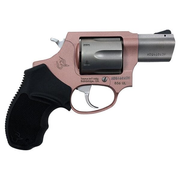 Taurus 856 ultra light handgun. 38 spl 6rd capacity 2" barrel rose gold and stainless steel