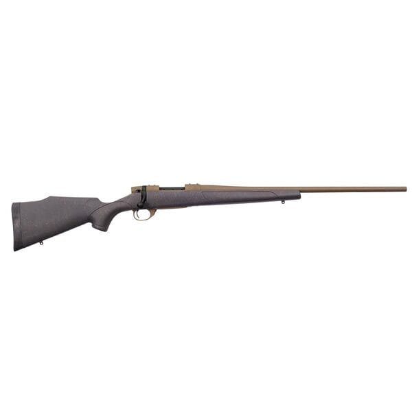 Weatherby vanguard weatherguard bronze 6. 5 creedmoor rifle 4rd magazine 24" barrel black with bronze webbing