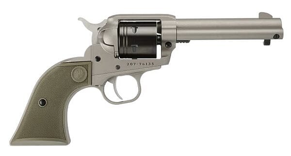 Ruger wrangler 22lr slvr/odg 4-5/8#