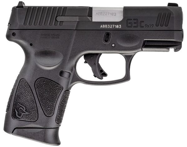 Taurus g3c 9mm bk/bk 3. 2" 10+1 2 mags