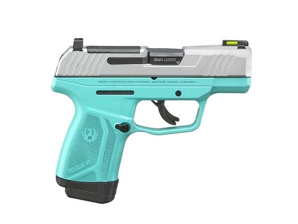 Ruger max-9 9mm sa/turq 12+1 as sft#