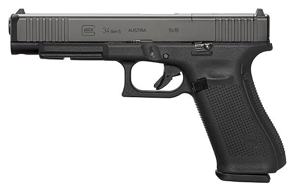 Glock g34 g5 9mm 17+1 5. 3" mos fs