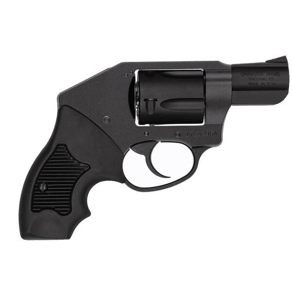 Charter arms undercoverette off duty handgun. 32 h&r mag 6rd capacity 2" barrel concealed hammer black