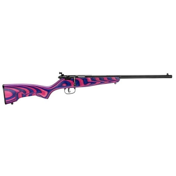 Savage arms rascal minimalist rifle 22 lr single shot 16. 13" barrel pink/purple