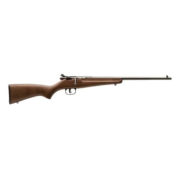 Savage arms rascal rifle 22lr single shot 16. 13" barrel hardwood