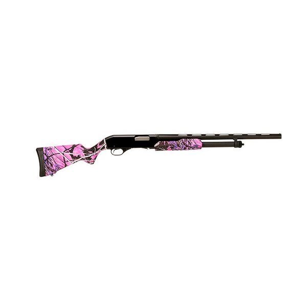 Savage stevens 320 field grade compact muddy girl shotgun 20ga 3" chamber 5rd capacity 26" barrel pink camo