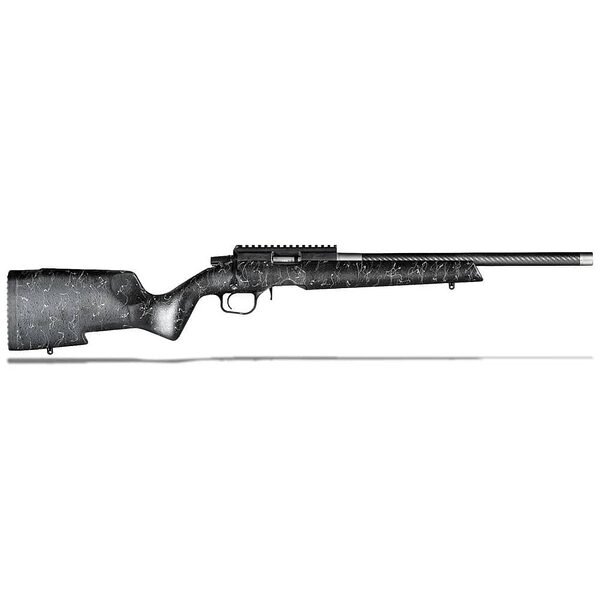 Christensen arms ranger rifle 22 wmr 10/rd 18" barrel black with gray webbing