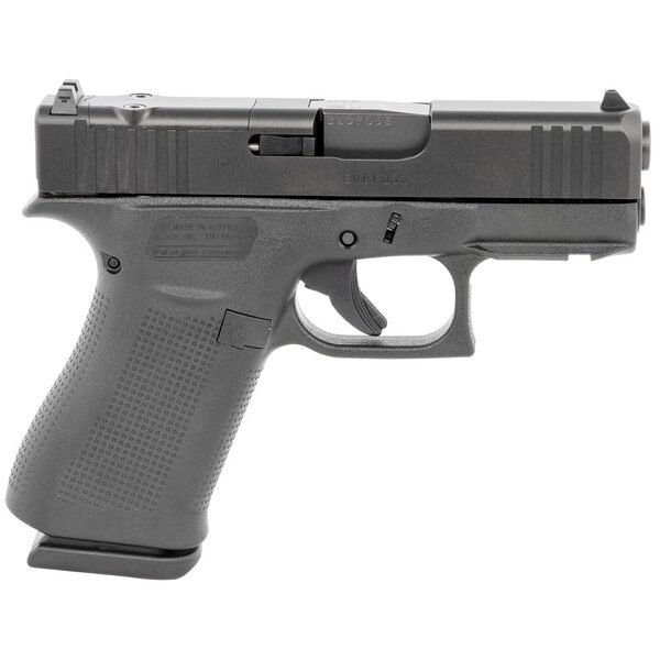 Glock 43x mos subcompact handgun 9mm luger 10rd magazines (2) 3. 41" barrel black front rail austria