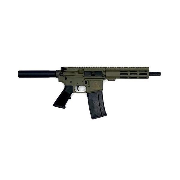 Great lakes ar-15 pistol. 223 wylde 30rd magazine 7. 5" nitride barrel od green finish