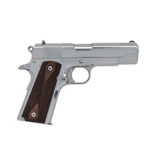 Sds imports tisas 1911 a1 desperado 9/38 handgun 9mm luger 9rd magazines (2) 4. 25" barrel silver with brown grip