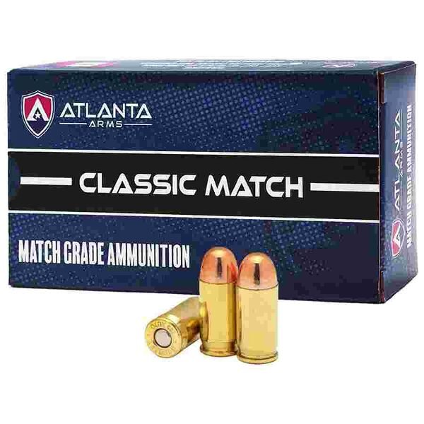 Atlanta arms classic match grade ammo. 380 acp 100gr fmj 800 fps 50/ct