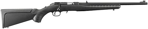 Ruger american 22wmr rimfire 18" brl satin blue compact