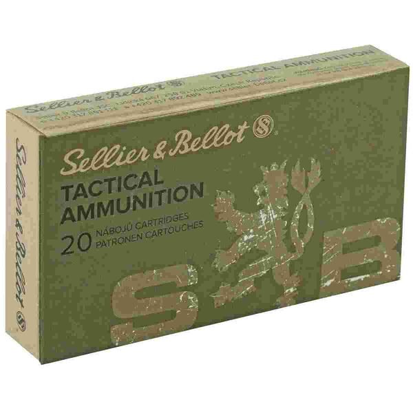 Sellier & bellot rifle ammunition 7. 62x39mm 123 gr fmj 2420 fps - 20/box