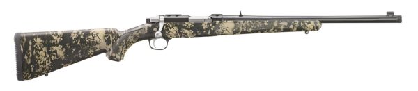Ruger 77/357 357mag bl/camo threaded