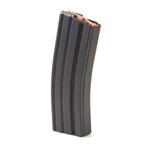 Ar-15. 223/5. 56 stainless steel 30 round magazine - marlube black, orange follower