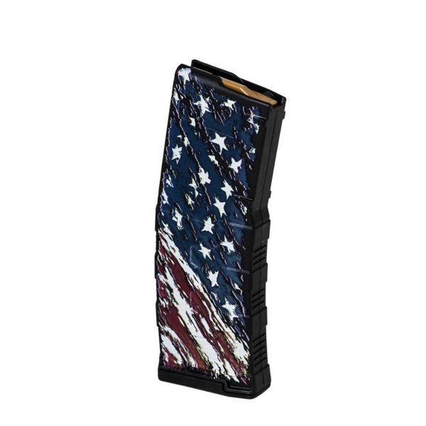 Amend2 ar-15/m4/m16 mod 3 rifle magazine american flag 5. 56x45mm nato/. 223 rem 30/rd